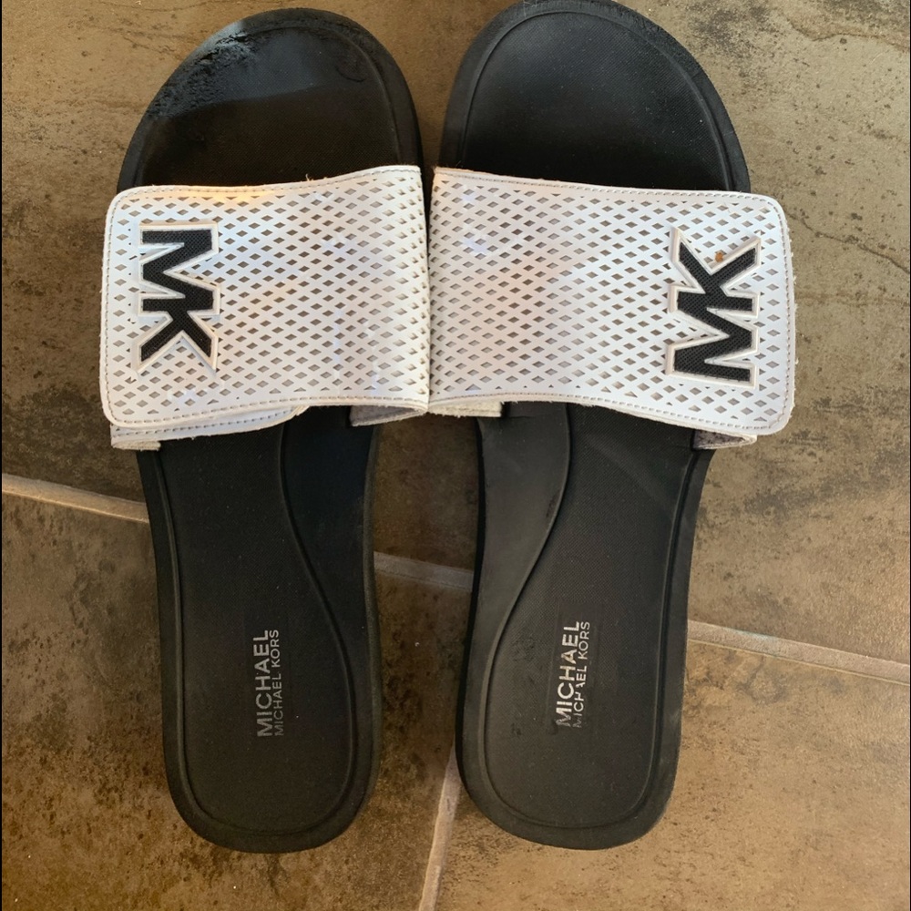 Michael Kor slip on slides